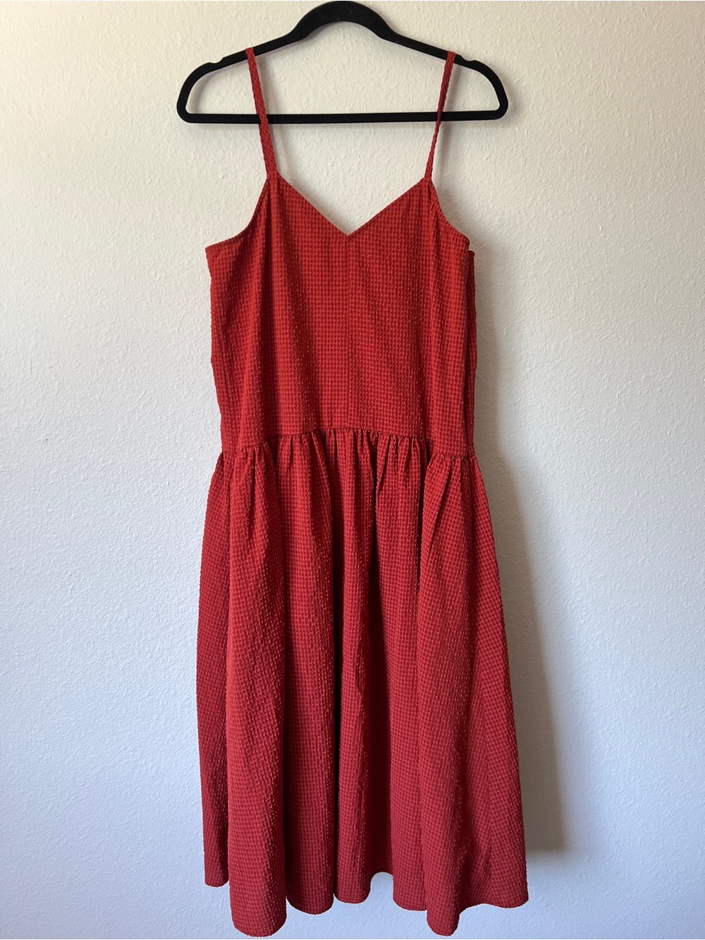 Nordstrom Gingham Drop Waist Dress